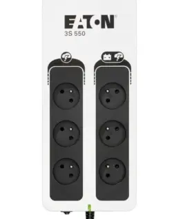 Alternative view of Eaton UPS 3S 550F 550VA/330W 6x FR, USB