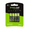 Green Cell Rechargeable Batteries 4x AA R6 2600mAh
