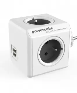 Allocacoc PowerCube Original USB 2202 сив