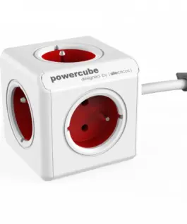 Allocacoc PowerCube Extended 15m 2300 червен
