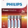 Philips Baterries Power Alkaline AAA 4pcs blister