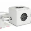 Allocacoc PowerCube USB Extended 3m 2404 сив