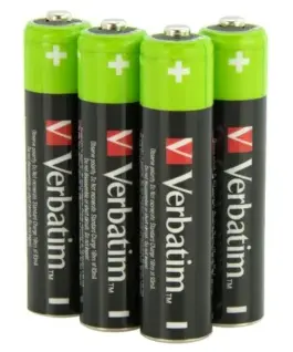 Alternative view от Verbatim Rechargable Battery AAA 950mAh (4pcs blister)