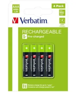 Verbatim Rechargable Battery AAA 950mAh