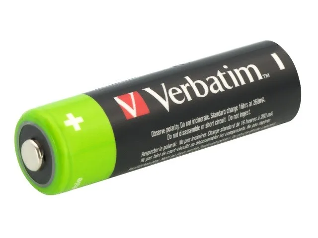 Verbatim Rechargable Battery AA 2500mAh (4szt blister) - Image 2