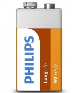 Alternative view от Philips 6F22 9V LONGLIFE