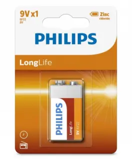 Philips 6F22 9V LONGLIFE
