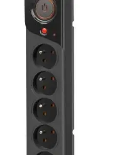 Armac Power strip Z5 1.5M 5x230V 10aA Z5/15/CZ черен