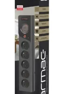 Armac Power strip Z5 3m 5x230V 10A Z5/30/CZ черен