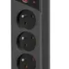 Armac Power strip Z5 5m 5x230V 10A Z5/50/CZ черен