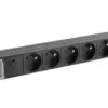 Lanberg Surge protector Rack PDU 19 1U 16A 7X 230V PL 2m черен