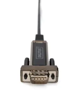 Digitus кабел USB-C 2.0 male to RS232 (DB9) male адаптер | FTDI FT232RL chipset | черен | screw locking | 1.0 m - Image 5
