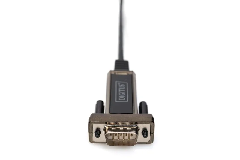 Digitus кабел USB-C 2.0 male to RS232 (DB9) male адаптер | FTDI FT232RL chipset | черен | screw locking | 1.0 m - Image 5