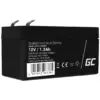 Green Cell Battery AGM VRLA 12V 1.3Ah