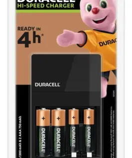Duracell зарядно CEF27 + 2xAA/LR6 + 2xAAA/LR4