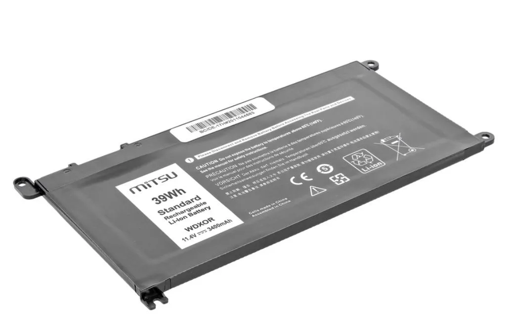 Mitsu Battery for DELL Vostro 14 (5468), Inspiron 15 (5568), 3400 mAh (39Wh), 11.4 Volt - Image 2