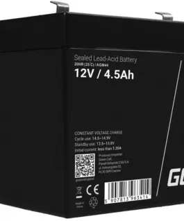 Green Cell Battery AGM VRLA 12V 4.5Ah