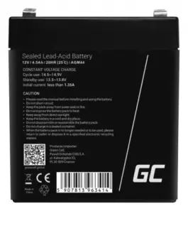 Green Cell Battery AGM VRLA 12V 4.5Ah