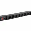 Lanberg Rack PDU 1U 9xSchuko PDU-09F-0300-BK 16A 9xSchuko 3m черен