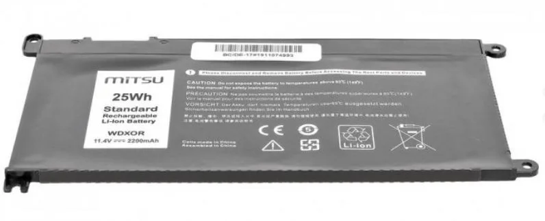 Mitsu Battery for Dell Vostro 14 (5468), Inspiron 15 (5568) (3600 mAh, 42 Wh) - Image 2