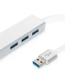 Digitus Hub USB 3.0 3-ports Gigabit LAN adaptor
