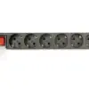 Gembird разклонител за шкаф (PDU) 8 gniazd typ Schuko 1U 16A щепсел Schuko