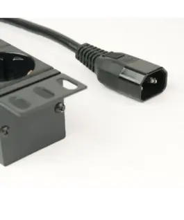 Gembird разклонител за шкаф (PDU), 8 gniazd typ Schuko, 1U, 10A, щепсел C14 3m - Image 4