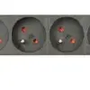 Gembird Rackmount power distribution unit (PDU) 8 FR sockets 1U 16A 3m Schuko plug