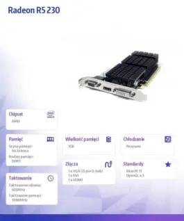 AFOX видео карта Radeon R5 230 1GB DDR3 - Image 5