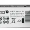 everActive BATTERIES LR03/AAA INDU STRIAL ALKALINE 40 PCS
