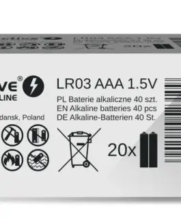 everActive BATTERIES LR03/AAA INDU STRIAL ALKALINE 40 PCS