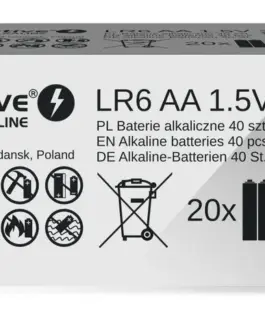 everActive BATTERIES LR6/AA INDUST RIAL ALKALINE 40 PCS