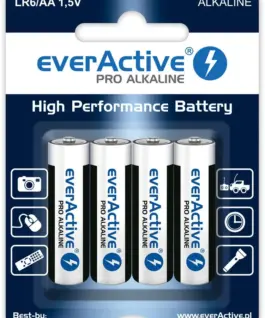 everActive BATTERIES LR6/AA PRO AL KALINE BLISTER 4 PCS