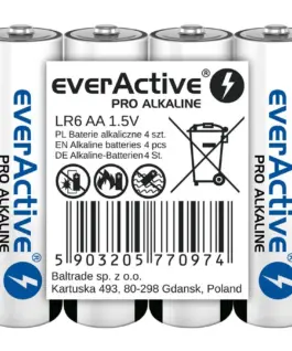 everActive BATTERIES LR6/AA PRO AL KALINE SHRINK 4 PCS