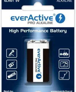 everActive BATTERY R9/6LR61 9V PRO ALKALINE BLISTER 1 PCS