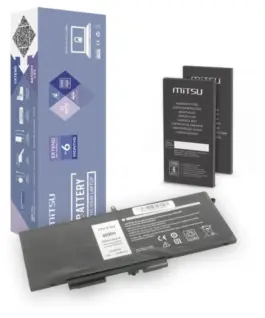 Mitsu Battery for Dell Latitude 5490 5590 6000 mAh (46 Wh) 7.6V
