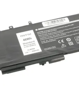 Alternative view от Mitsu Battery for Dell Latitude 5490, 5590 6000 mAh (46 Wh) 7.6V