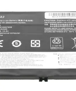 Alternative view от Mitsu Battery for Lenovo ThinkPad E480, E580 3600 mAh (40 Wh) 11.1 Volt