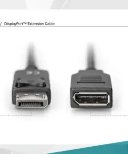 Digitus DisplayPort1.2 кабел 2m DP/DP M/F