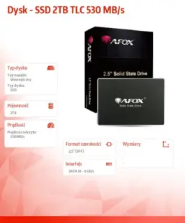 Alternative view of AFOX Afox SSD 2TB TLC