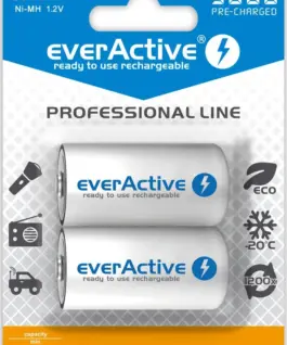 everActive BATTERIES R14/C NI-MH 5 000 mAh 2 PCS.