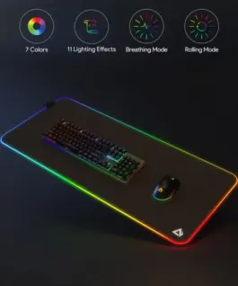 AUKEY KM-P7 RGB XXL Gam ing подложка за мишка 900x400x4mm