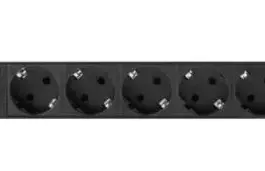 Lanberg Surge protector Rack PDU 19 1U 10A 7X SCHUKO 2m черен C14