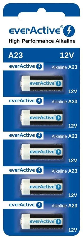 everActive ALKALINE BATTERIES 23A 12V BLISTER 5 PCS.