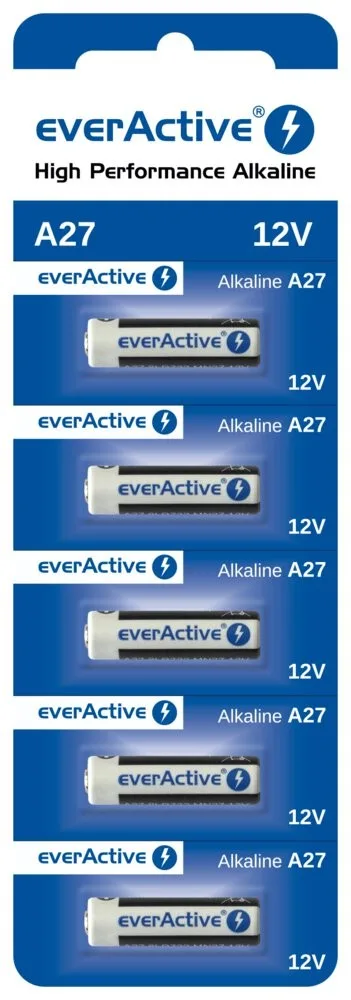everActive ALKALINE BATTERY 27A 12 V BLISTER 5 PCS.