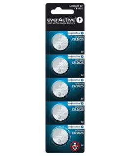 everActive LITHIUM BATTERY CR2025 BLISTER 5 PCS.