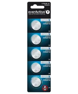 everActive LITHIUM BATTERY CR2016 BLISTER 5 PCS.