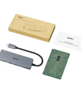 AUKEY AUKEY CB-C63 aluminium HUB USB-C Ultra Slim 4i