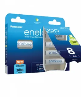 Alternative view от Panasonic Eneloop Aku. AA 2000 mAh 8 pcs BK-3MCDE/8BE