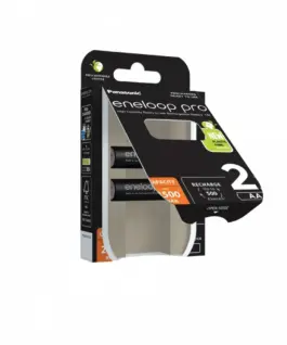 Alternative view от Panasonic Eneloop PRO aku.AA 2500 mAh 2pcs.BK-3HCDE/2BE